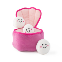 Zippy Paws Zippy Burrow Squeaker Dog Toy - 3 Pearls in Oyster