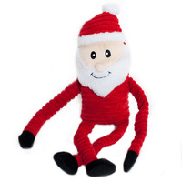 Zippy Paws Christmas Holiday Crinkle Dog Toy - Giant Santa