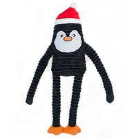 Zippy Paws Christmas Holiday Crinkle Dog Toy - Giant Penguin