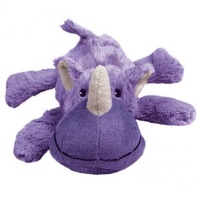 KONG Cozie - Low Stuffing Snuggle Dog Toy - Rosie the Rhino - Small