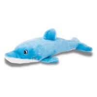 Zippy Paws Plush Squeaky Jigglerz Dog Toy - Dolphin
