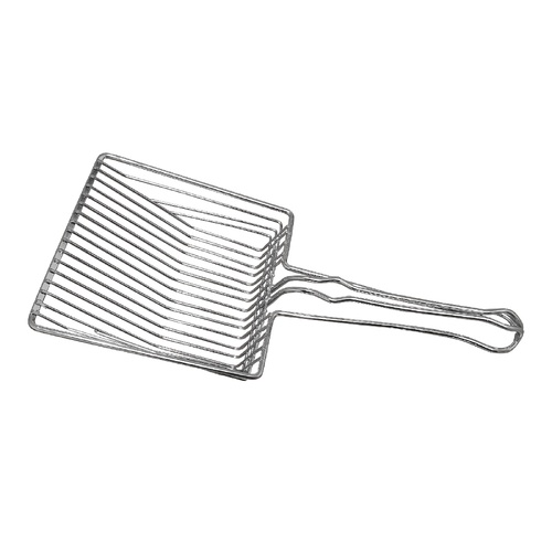 Wide Mouth Easy Sifting Metal Cat Litter Scoop