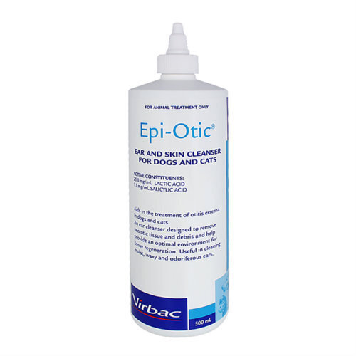 Virbac Epi-Otic Ear & Skin Cleanser for Cats & Dogs 500ml