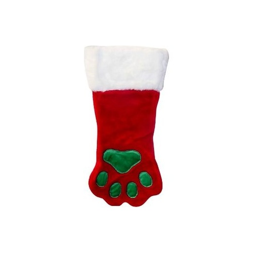 Stocking Paw Red Sm by Outward Hound
