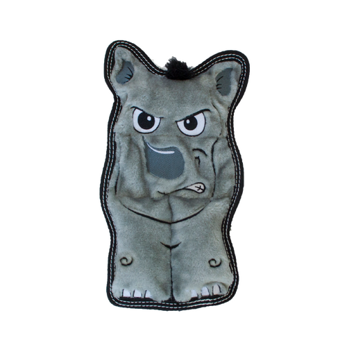 Outward Hound Tough Seamz Dog Toy - Tough Seamz Rhino
