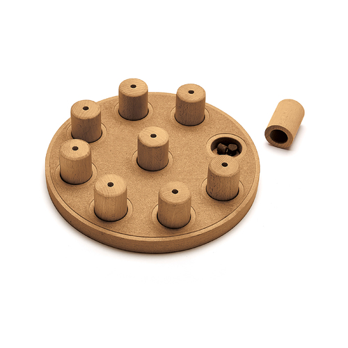 Nina Ottosson Smart Interactive Dog Toy in Wooden Composite