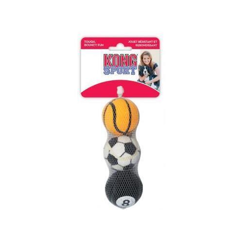 3 x KONG Sport Balls Assorted 3 Pack Medium 