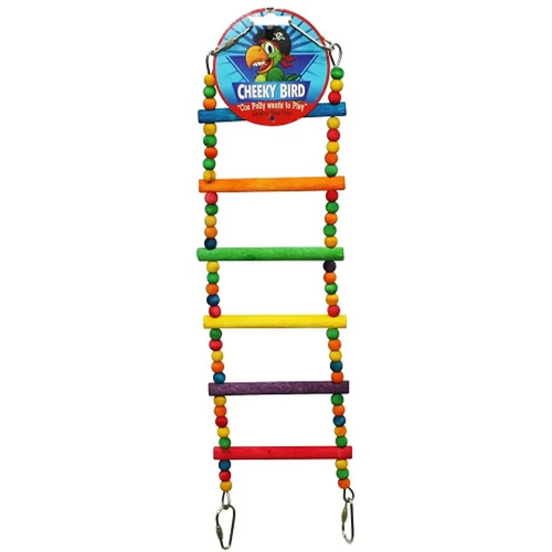 Cheeky Bird 6 Step Ladder With Beads 