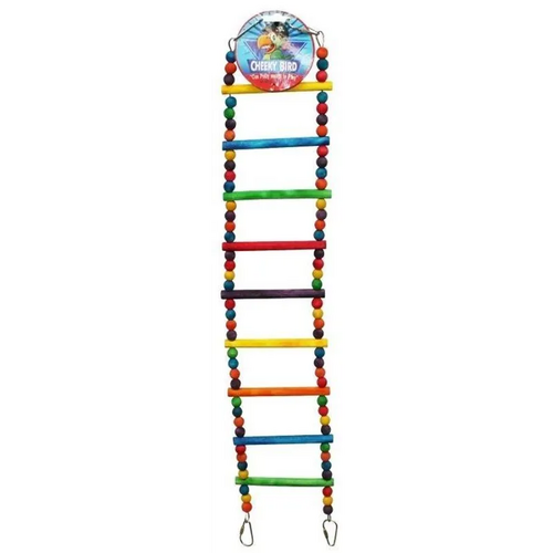 Cheeky Bird 9 Step Ladder With Beads 