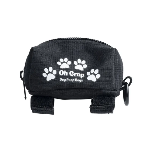 Oh Crap Dog Poop Bag Holder - Black 