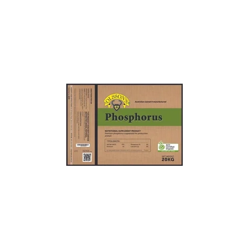 Olssons Organic Phosphorus 8%P 20Kg *Spec Ord* 