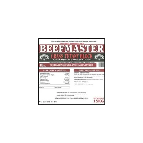 Olssons Beefmaster - Grass Tetany - Apvma 15Kg 