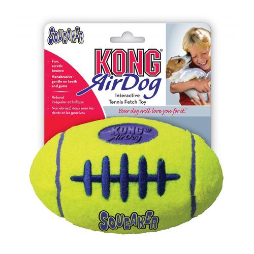 3 x KONG Airdog Squeaker Football Large