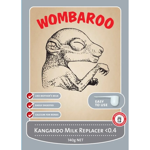 Wombaroo Kangaroo Milk <0.4 140G 