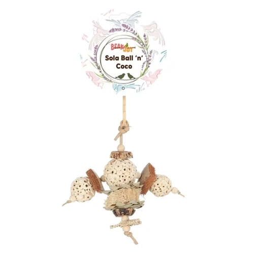 BEAK JOY COCO & SOLA FORAGING BALL