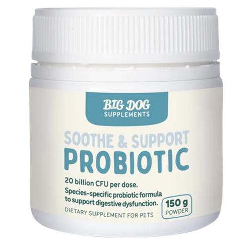 Big Dog Soothe & Support Probiotic 150G 
