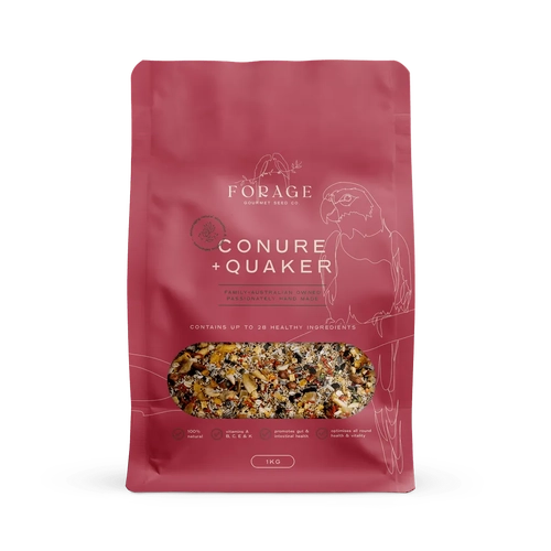 Forage Gourmet Conure & Quaker 1Kg 
