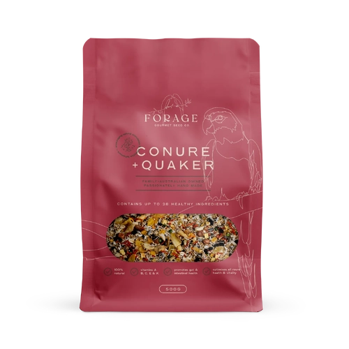 Forage Gourmet Conure & Quaker 500G 