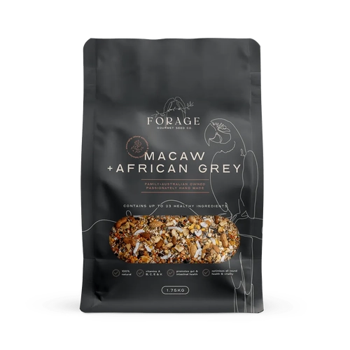 Forage Gourmet Macaw & African Grey 1.75Kg 