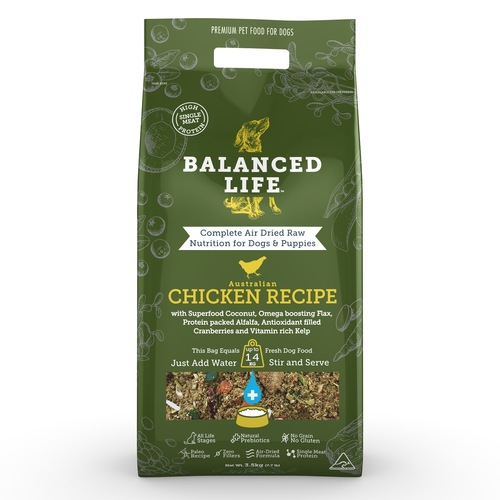 Balanced Life Air Dried Dog Food - Chicken 3.5kg
