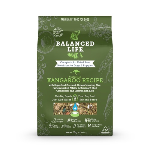 Balanced Life Air Dried Dog Food - Kangaroo - 200g