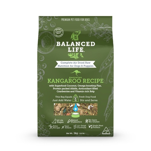 Balanced Life Air Dried Dog Food - Kangaroo - 200g