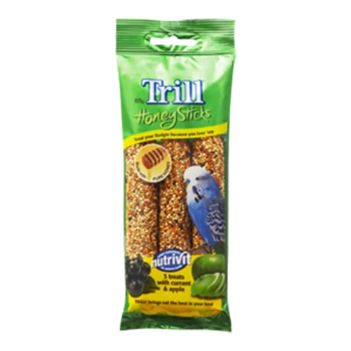 Trill Honeysticks For Budgies 105G 8Pk (Om8) 