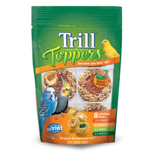 Trill Toppers Bird Treats 280G 5Pk (Om5) 