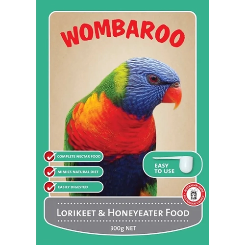 Wombaroo Lorikeet & Honeyeater Food 300G 