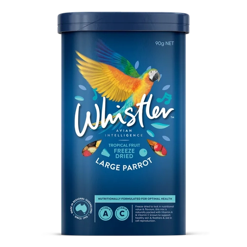 Whistler Large Parrot Freeze Dried Medley 90G 8Pk(Om8) 