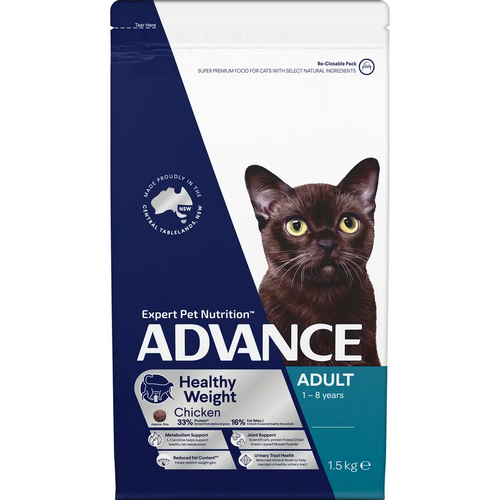 Advance Cat Adult Healthy Weight Chicken 1.5Kg 