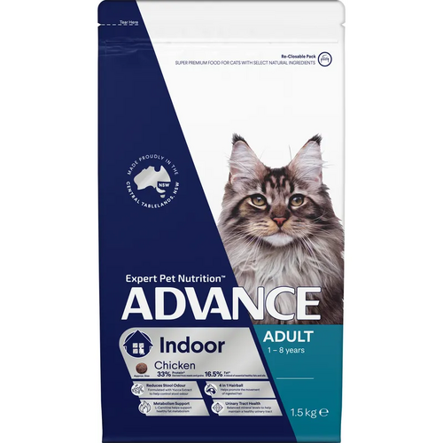Advance Cat Adult Indoor Chicken 1.5Kg 