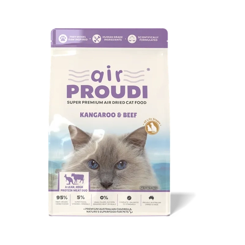 Airproudi Premium Air-Dried Cat Food Kangaroo & Beef 1Kg
