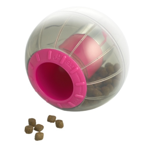 Buster Catrine Catmosphere Treat Dispensing Cat Ball Toy - Pink