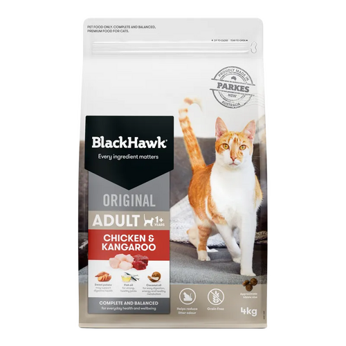 Black Hawk Cat Chicken Kangaroo 4Kg 