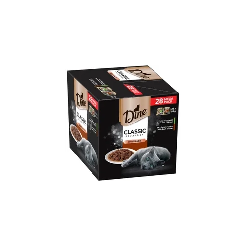 Dine Classic Chkn In Gvy Beef & Liver 28Pk 