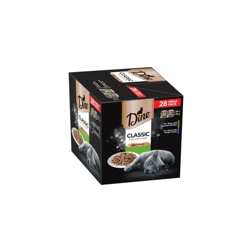 Dine Classic Chkn With Tender Turkey 28Pk 