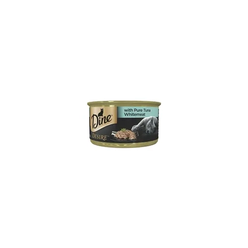 Dine Wet Desire Pure Tuna Whmeat 85G 24Pk(Om24) 