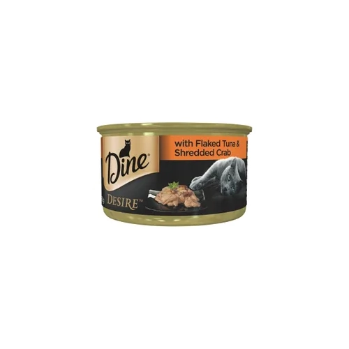 Dine Desire Flkd Tun And Shred Crab 85G 24Pk (Om24) 