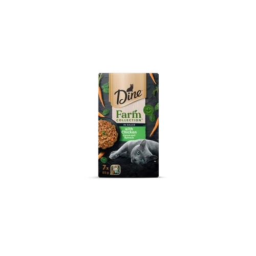 Dine Farm Collection Chicken Carrot Spinach 85G 7Pk 