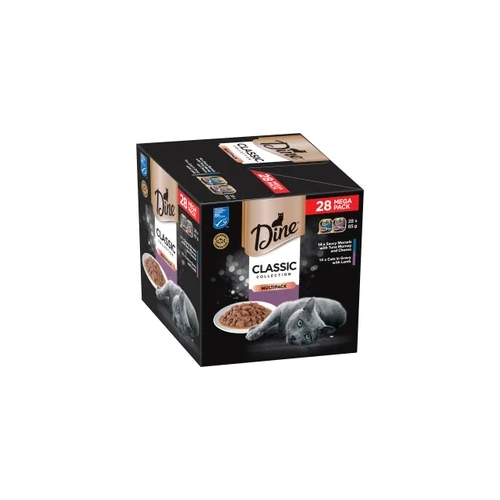 Dine Lamb Tuna Morney W Cheese Multi-Variety 28Pk 