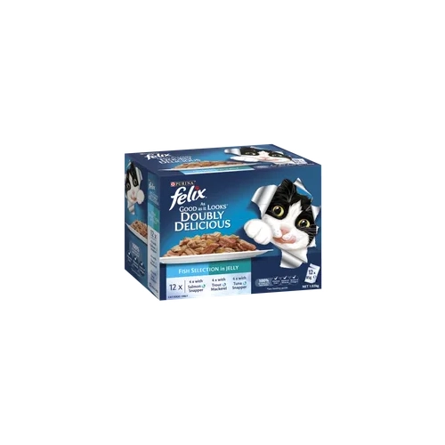 Felix Agail Gij Doubly Delicious Fish Selectns 12X85G 
