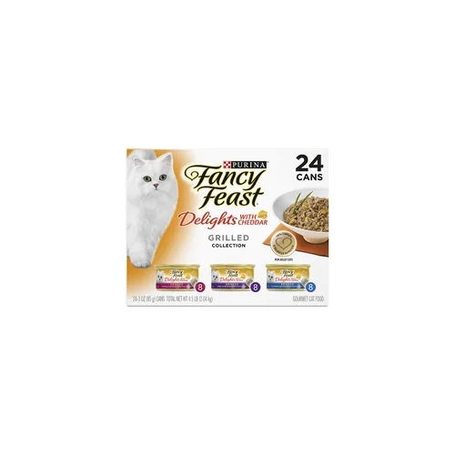 Fancy Feast Cheddar Delights Grilled 24X85G 