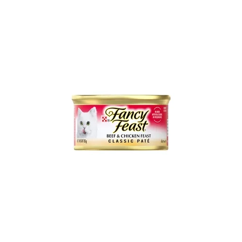 Fancy Feast Classic Pate Beef & Chicken 85G 24Pk (Om24) 