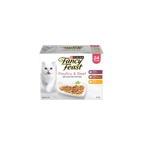 Fancy Feast Grilled Poultry & Beef Variety 85G 24Pk  
