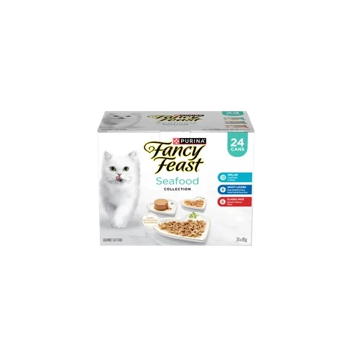 Fancy Feast Seafood Collection Variety 85G 24Pk  