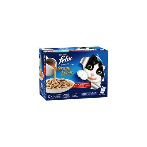 Felix Gravy Lovers Meat 12X85G  