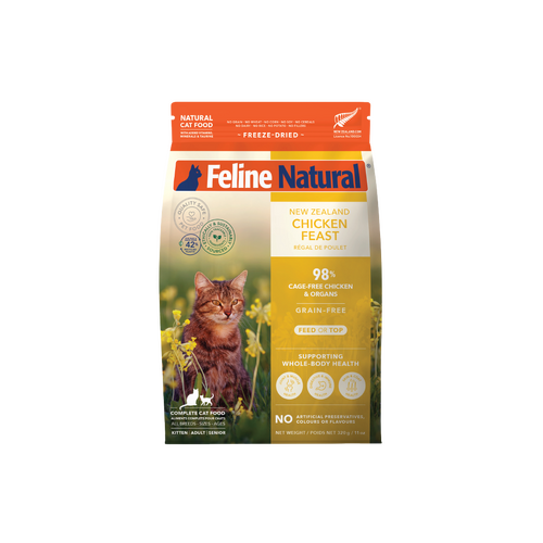 Feline Natural Grain-Free Fd Nz Chicken Feast 320G 