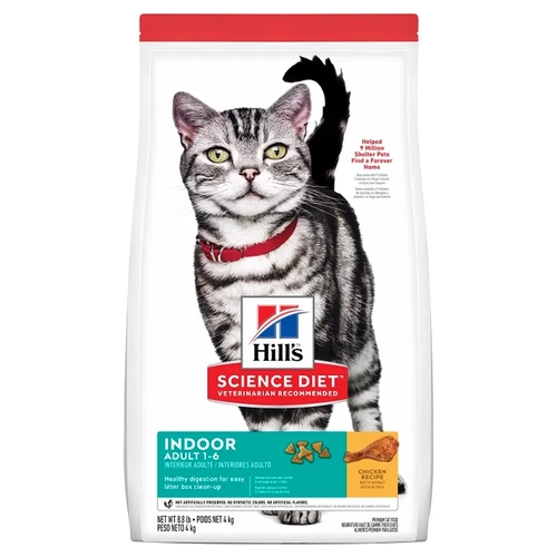 Hills Cat Adult Indoor 4Kg  