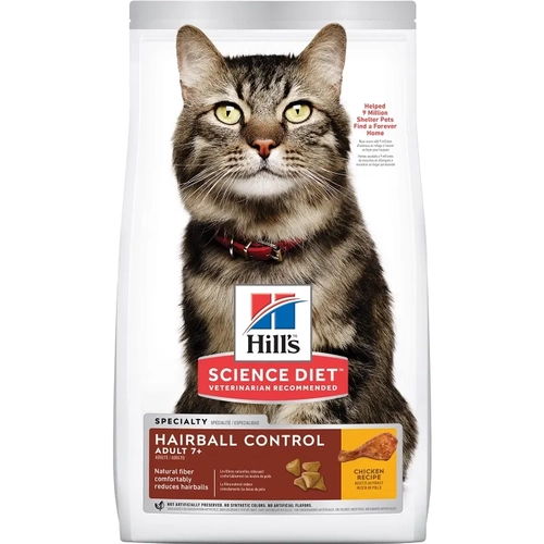 Hills Cat Adult 7+ Hairball Control 2Kg 